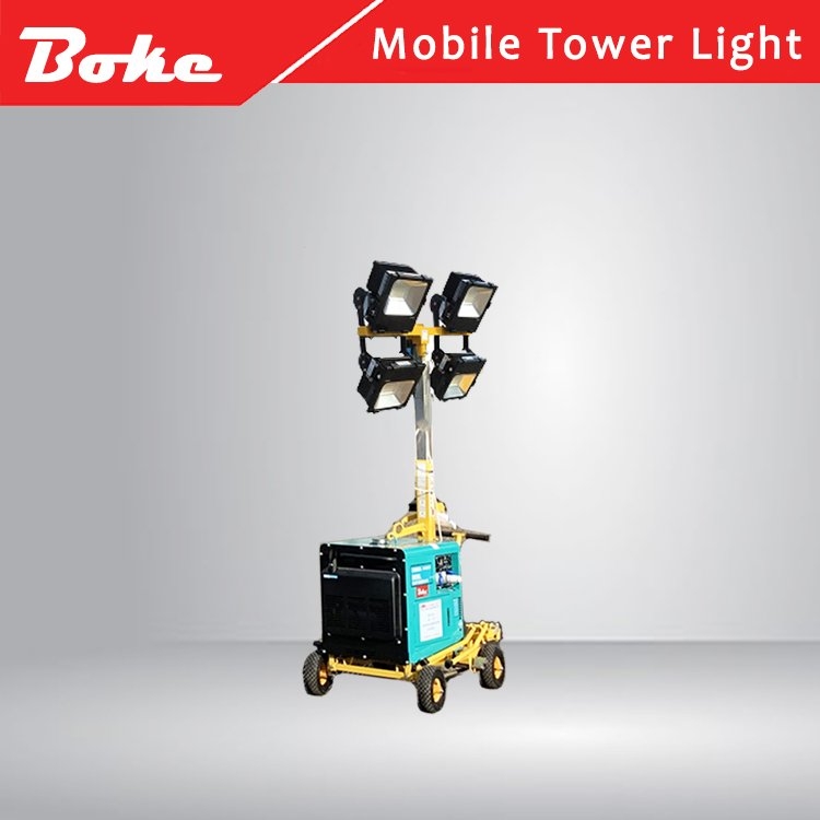 KLE6800T-4100 Mobile Lighting Tower Singapore | 4 x 100W LED