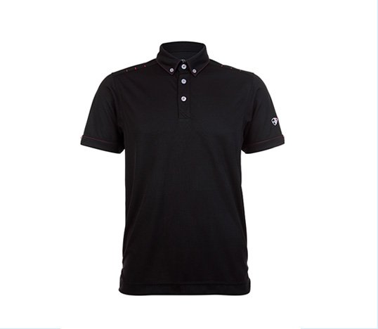 Crest Link Black Apparel Mens