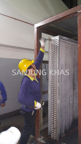 Replace Cooling Coil for AHU Replace Cooling Coil for AHU Air Conditioner Repairs & Services Selangor, Malaysia, Kuala Lumpur (KL), Shah Alam Repair, Maintenance, Service | Sanjung Khas Sdn Bhd