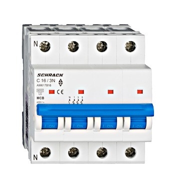 Miniature Circuit Breaker (MCB) AMPARO, 4 Pole MCB Amparo Series MCB Selangor, Malaysia, Kuala Lumpur (KL), Subang Jaya Supplier, Suppliers, Supply, Supplies | SCH Teknik Sdn Bhd