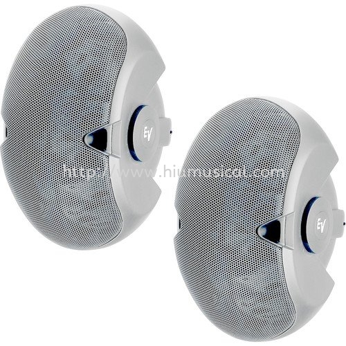 EVID 6.2TW 2-Way Speaker with Dual 6 Inch Woofers (Pair, White) EV Commercial Speaker Loud Speakers Johor Bahru JB Malaysia Supply Supplier, Services & Repair | HMI Audio Visual Sdn Bhd
