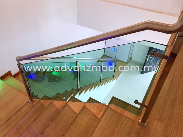 Stainless Steel Staircase Railing  Stainless Steel Glass Railing Selangor, Malaysia, Kuala Lumpur (KL), Puchong Supplier, Supply, Supplies, Retailer | Advanz Mod Trading
