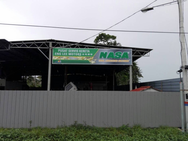  NASA AND STOP OIL  CORPORATE SIGN Penang, Malaysia, Butterworth Supplier, Suppliers, Supply, Supplies | Maxart Marketing And Supplies