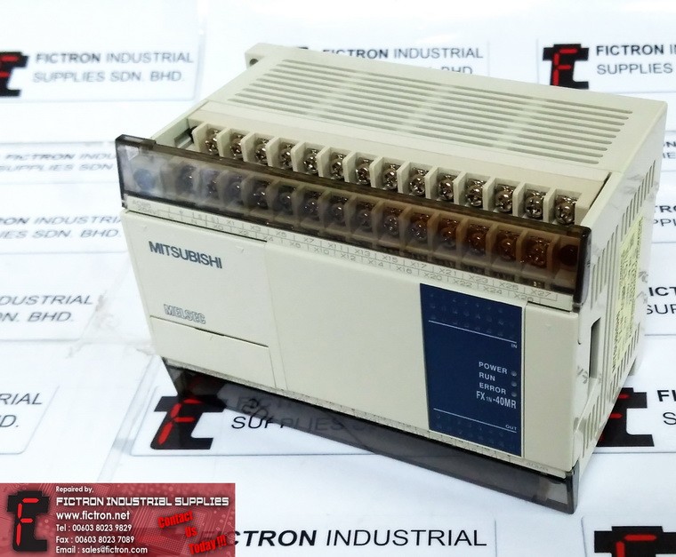 FX1N-40MR-ESU; FX1N 40MR ESUL MITSUBISHI PROGRAMMABLE CONTROLLER REPAIR IN MALAYSIA 1Yr WARRANTY