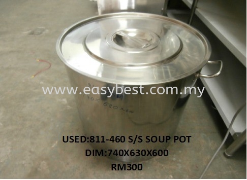 USED : 811-459 : S/S SOUP POT  Used-Kitchen Equipments Seri Kembangan, Selangor, Kuala Lumpur (KL), Batu Caves, Malaysia Supplier, Supplies, Manufacturer, Design, Renovation | Easy Best Marketing Sdn Bhd