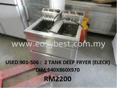 USED : 901-506 : 2 TANK DEEP FRYER