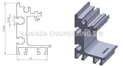 PCB Conveyor Profile (Frame) 