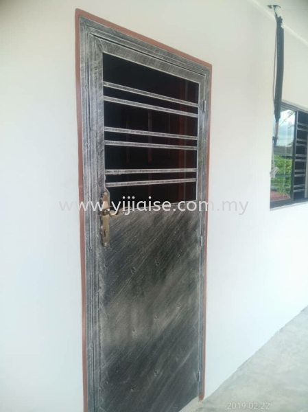 BACK DOOR Back Door Door Metal Works (Grill) Johor Bahru (JB), Gelang Patah, Malaysia, Taman Pelangi Service, Contractor | Yijia Iron Steel Engineering Sdn Bhd