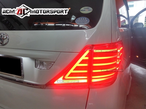 Toyota Vellfire V desgin Led Sequential Signal Tail Lamp Vellfire 2013 Facelift Toyota Balakong, Selangor, Kuala Lumpur, KL, Malaysia. Body Kits, Accessories, Supplier, Supply | ACM Motorsport