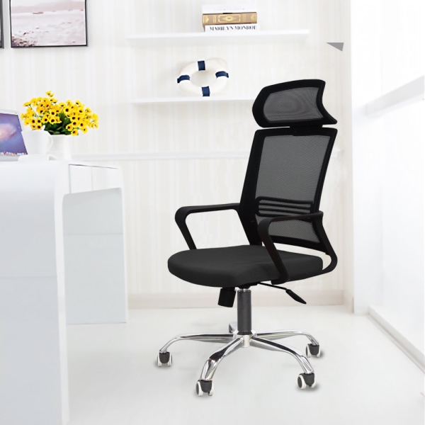 Quintero Super Wide HeadRest Med Back Mesh Swivel Office Chair in 6 different colors Office Chairs Office Furniture Malaysia, Selangor, Kuala Lumpur (KL) Supplier, Suppliers, Supply, Supplies | Like Bug Sdn Bhd