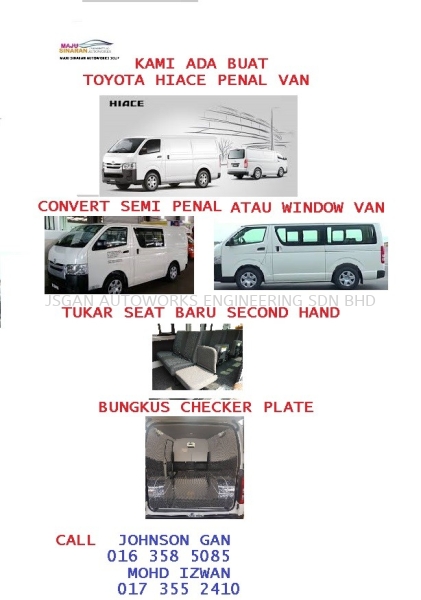 CONVERT TOYOTA HIACE PENAL VAN  Others Kuala Lumpur (KL), Malaysia, Selangor Supplier, Suppliers, Supply, Supplies | Mobile Life Automobil Sdn Bhd