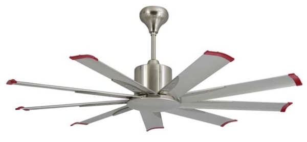 ELMARK 9HE52(Brushed Nickel & Red) Ceiling Fan Fan Johor Bahru (JB), Johor, Malaysia. Supplier, Suppliers, Supplies, Supply | HT Lighting Sdn Bhd