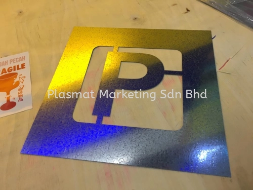 STENCIL PLATE "P"