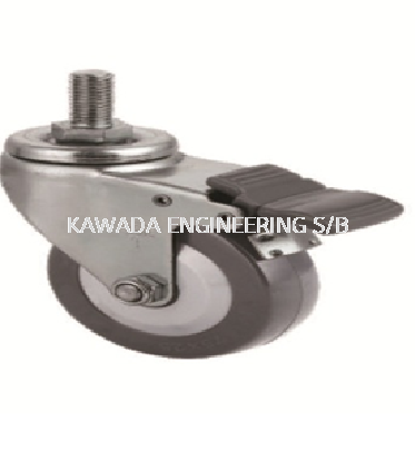 Threaded Brake Wheel  Castor Wheel Aluminium Profile Accessories  Johor Bahru (JB), Malaysia, Ulu Tiram Supplier, Distributor, Supply, Supplies | Kawada Engineering (M) Sdn Bhd