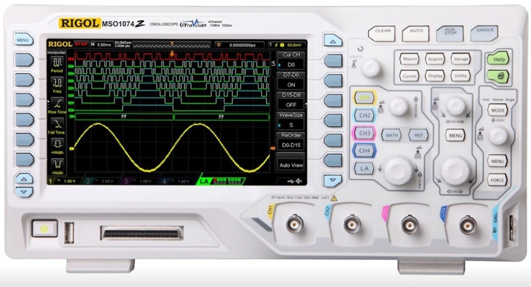 Rigol MSO1074Z-S Mixed Signal Oscilloscope 70MHz