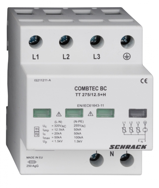 Combtec TT Combtec Lightning & Surge Arresters Din Rail Mounting Selangor, Malaysia, Kuala Lumpur (KL), Subang Jaya Supplier, Suppliers, Supply, Supplies | SCH Teknik Sdn Bhd