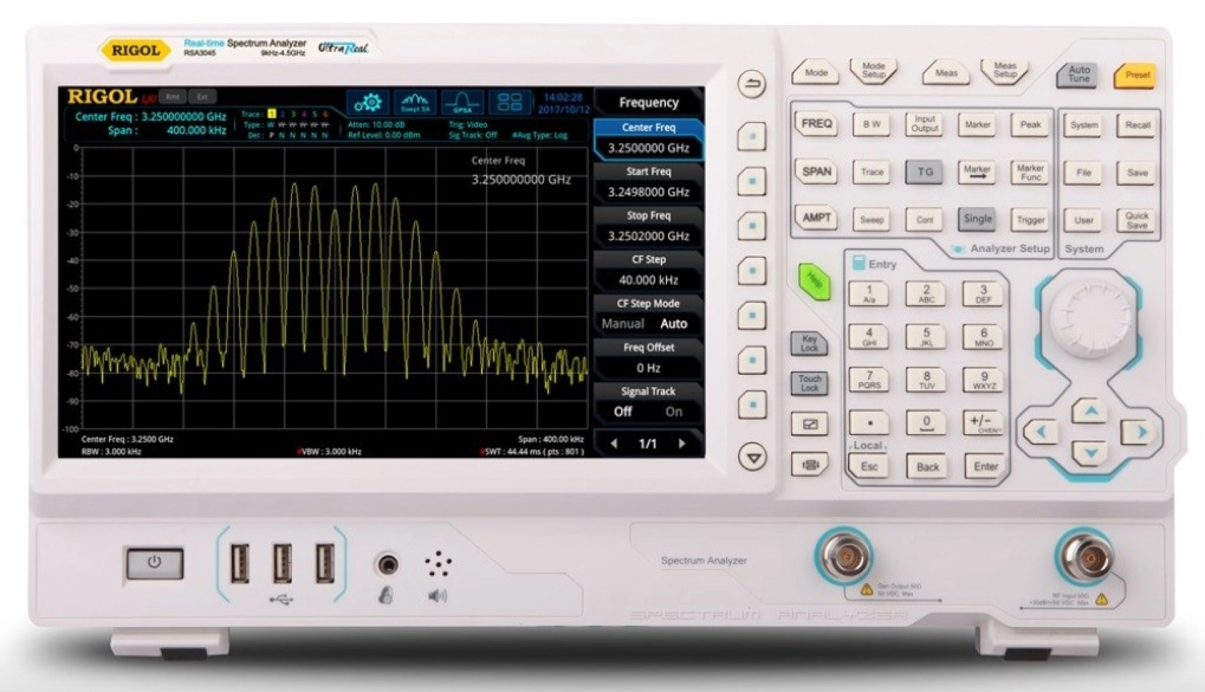 Rigol RSA3045 4.5 GHz Real-Time Spectrum Analyzer