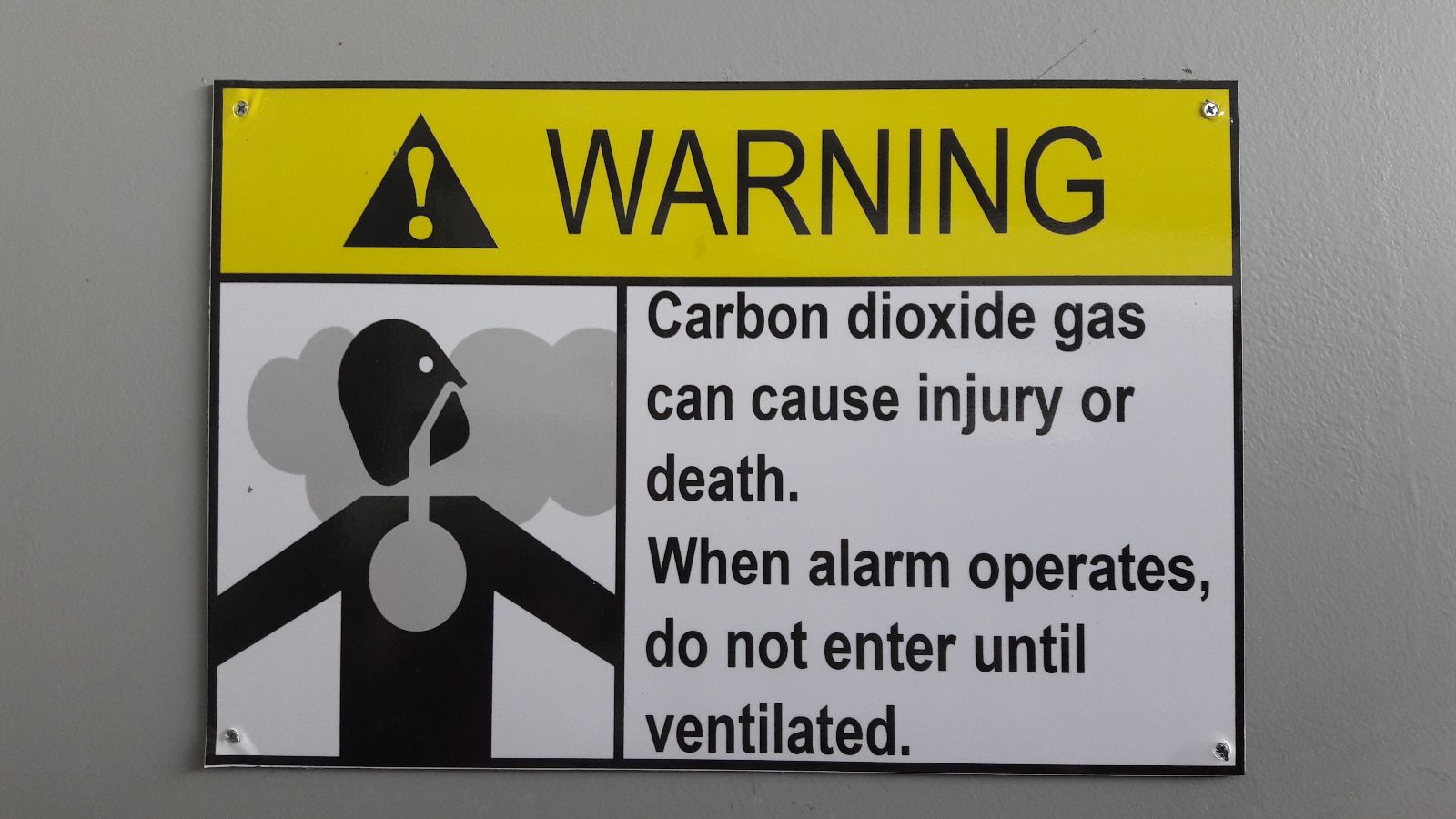 Warning sign