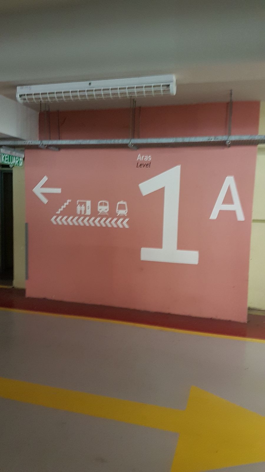 Carpark signwriting