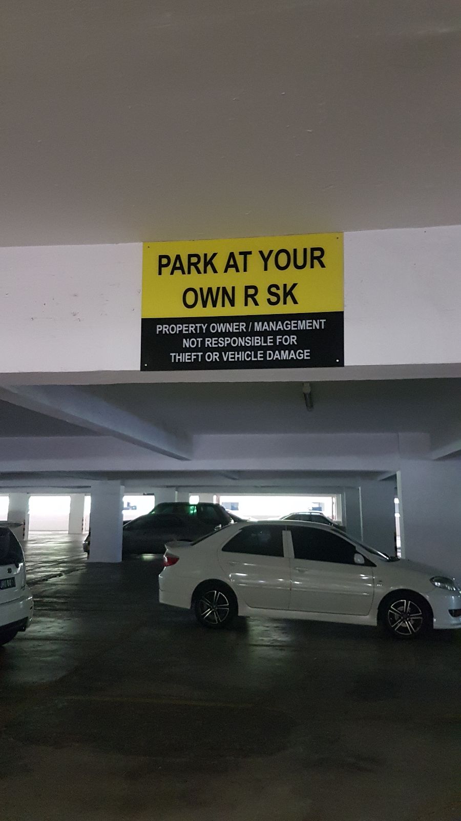 Carpark sign