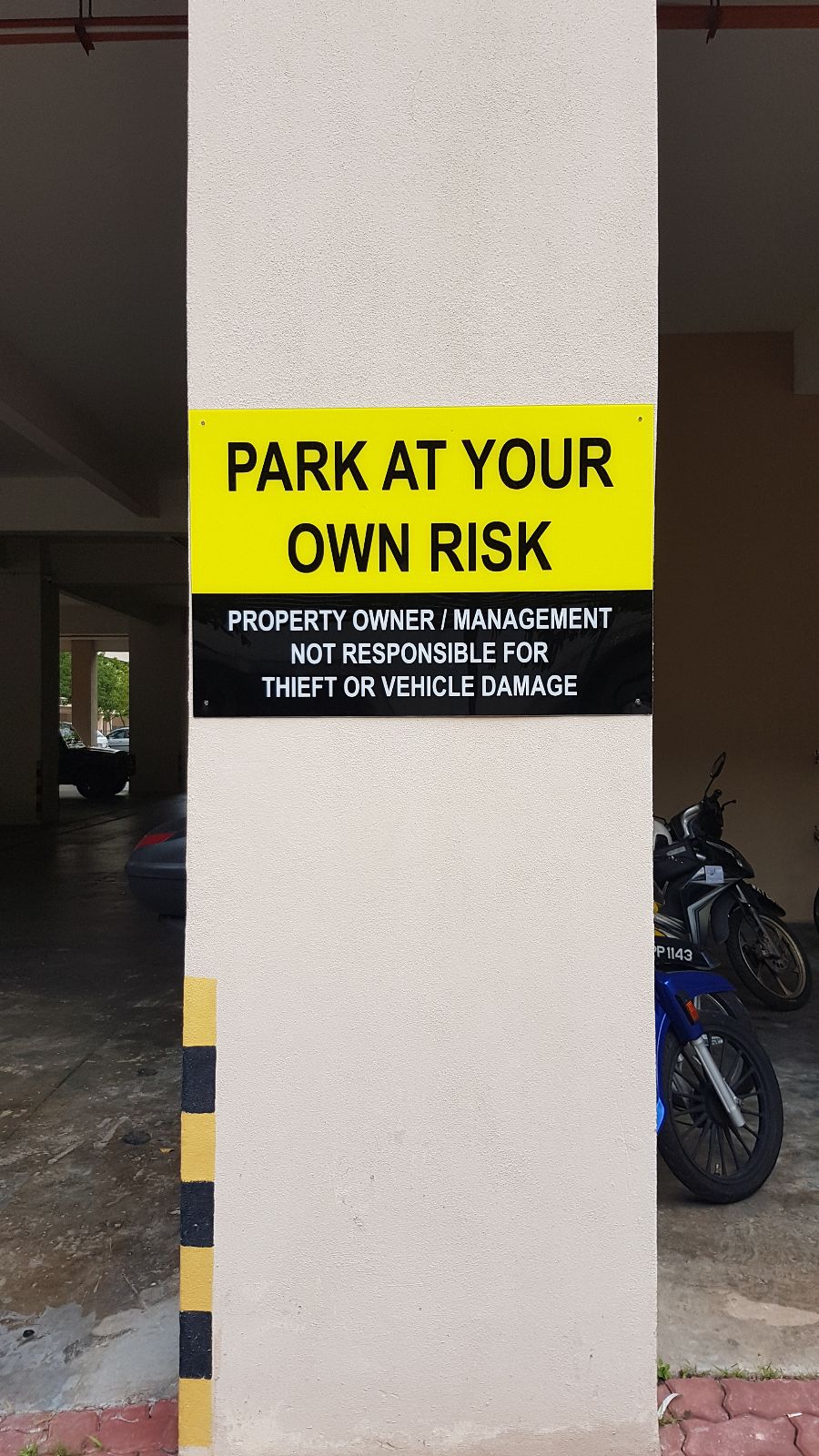 Carpark sign
