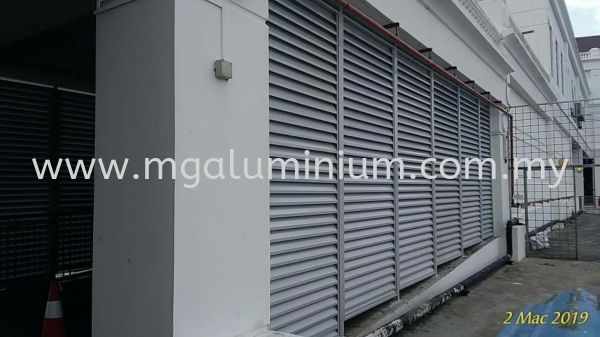 Berjaya Waterfront Project Alum Louves Aluminium Louvers Johor Bahru (JB), Johor. Design, Installation, Supply | MG Aluminium & Glass Works