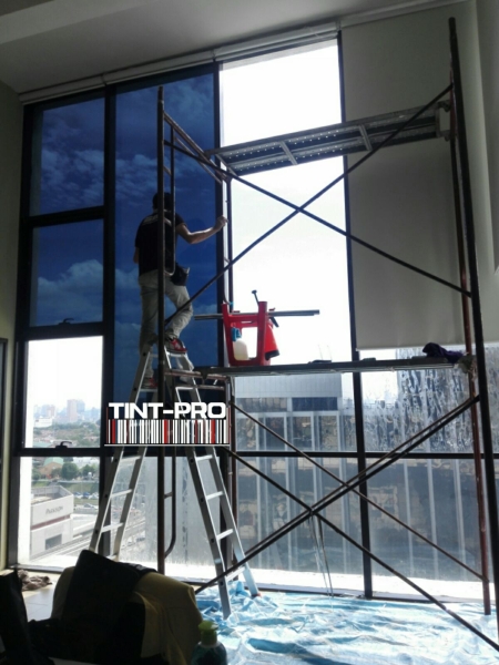 Silver Black Reflective Film  Empire Soho Subang Commercial Film Tinted Bangunan Selangor, Malaysia, Kuala Lumpur (KL), Shah Alam Supplier, Supply, Supplies, Installation | Tint Pro Solar Film