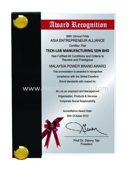 AMC1004 Acrylic Plaque Acrylic Plaque Souvenir Stand / Plaque Award Trophy, Medal & Plaque Kuala Lumpur (KL), Malaysia, Selangor, Segambut Services, Supplier, Supply, Supplies | Henry Sports