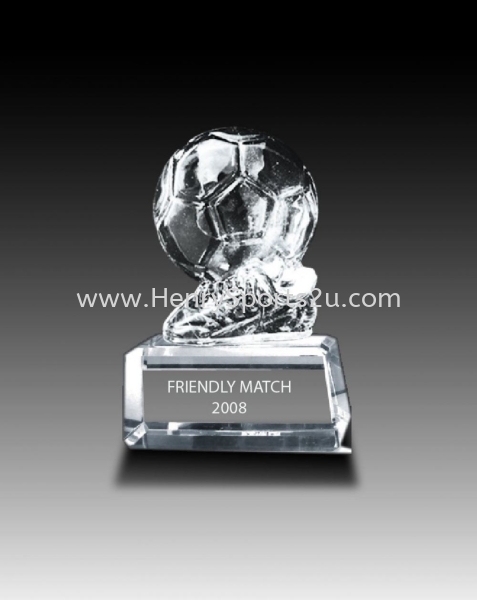 CRT901 Crystal Trophy_Football Crystal Trophy Trophy Award Trophy, Medal & Plaque Kuala Lumpur (KL), Malaysia, Selangor, Segambut Services, Supplier, Supply, Supplies | Henry Sports