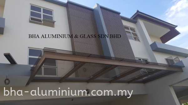 LAMINATED BRONZE COLOR AWNING TEMPERED GLASS Johor Bahru (JB), Malaysia, Senai Supplier, Suppliers, Supply, Supplies | BHA Aluminium & Glass Sdn Bhd