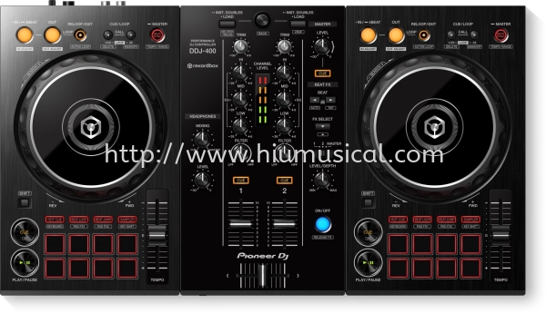 Pioneer DDJ-400 Recordbox DJ. Compact 2 Channel Pioneer DJ Equipment Johor Bahru JB Malaysia Supply Supplier, Services & Repair | HMI Audio Visual Sdn Bhd