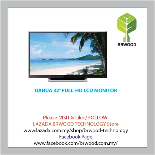 DAHUA DH-DHL32-F600: 32″ FULL-HD LCD MONITOR