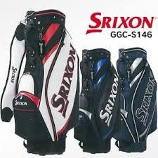 DUNLOP Golf Men's Caddy Bag SRIXON Lightweight 9 x 47 inch 2.9kg White/Black or Black and Navy Colors Option GGC-S146