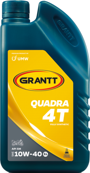 QUADRA 4T SAE 10W-40 FULLY SYNTHETIC MOTORCYCLE OIL GRANTT Selangor, Malaysia, Kuala Lumpur (KL), Puncak Alam Supplier, Suppliers, Supply, Supplies | Alto Angkasa Sdn Bhd