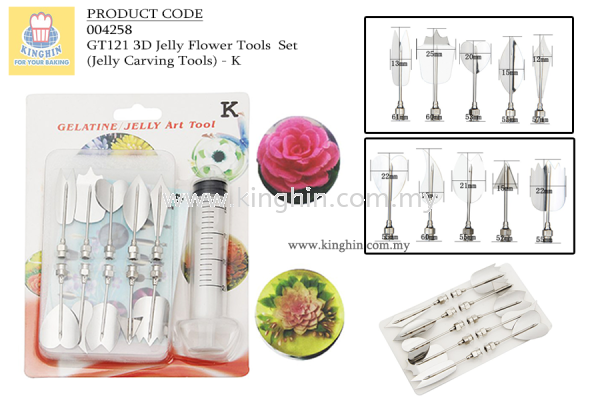3D Jelly Flower Tools Set - K Tools & Equipment Tools & Bakewares Melaka, Malaysia Supplier, Suppliers, Supply, Supplies | Kinghin Sdn Bhd