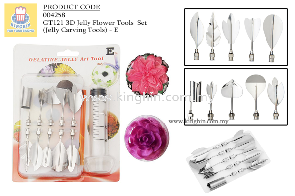 3D Jelly Flower Tools Set - E 3D Jelly Tools Set Baking Tools Melaka, Malaysia Supplier, Suppliers, Supply, Supplies | Kinghin Sdn Bhd