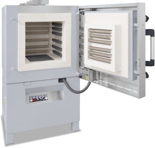 Professional chamber furnaces with brick insulation or fibre insulation up to 1400°C