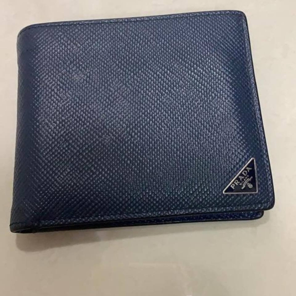 Prada Saffiano BiFold Mens Wallet in Blue Prada Kuala Lumpur (KL), Selangor, Malaysia. Supplier, Retailer, Supplies, Supply | BSG Infinity (M) Sdn Bhd