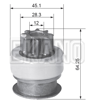 EKN GB-M007 MITSUBISHI SERIES STARTER DRIVES STARTER COMPONENTS Johor Bahru (JB), Malaysia, Selangor, Kuala Lumpur (KL), Skudai, Kempas, Batu Caves Supplier, Suppliers, Supply, Supplies | Honggoll Enterprise (M) Sdn Bhd