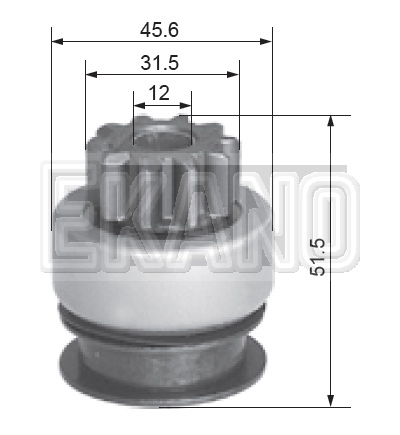 EKN GB-M009 MITSUBISHI SERIES STARTER DRIVES STARTER COMPONENTS Johor Bahru (JB), Malaysia, Selangor, Kuala Lumpur (KL), Skudai, Kempas, Batu Caves Supplier, Suppliers, Supply, Supplies | Honggoll Enterprise (M) Sdn Bhd