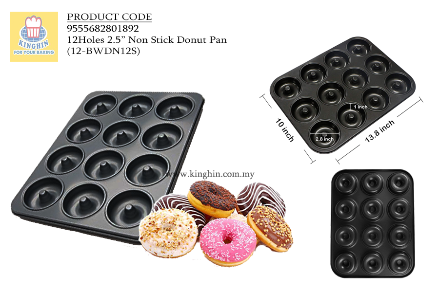12Holes 2.5�� Non Stick Donut Pan