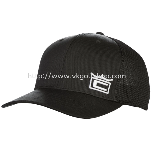 COBRA CROWN TRUCKER SNAPBACK BLACK CAP