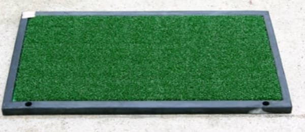 Swing Training Mat with 4 Rubber Holes for Practice 1 Feet X 2 Feet Specification