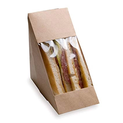 Paper Sandwich Box (Wedge)