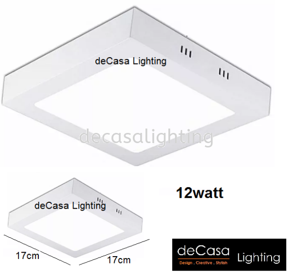 12W LED SURFACE DOWNLIGHT SQUARE Surface Downlight DOWNLIGHT (SURFACE / RECESSED) Selangor, Kuala Lumpur (KL), Puchong, Malaysia Supplier, Suppliers, Supply, Supplies | Decasa Lighting Sdn Bhd