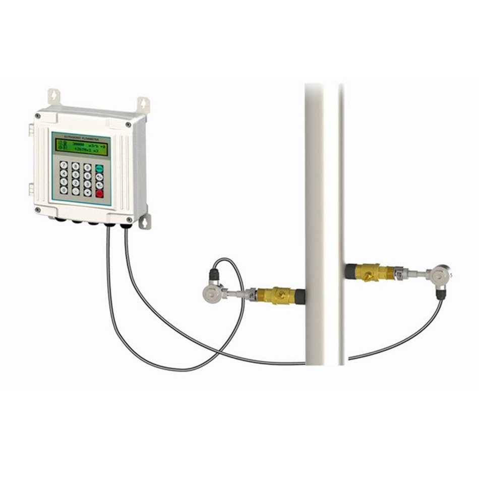Wall mounted insertion ultrasonic flow meter TUF-2000S