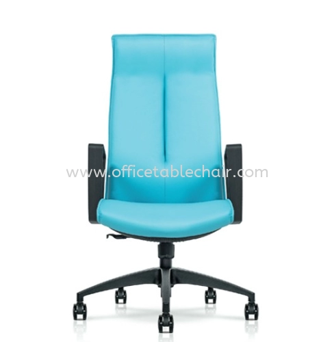 CYPRUS EXECUTIVE HIGH BACK PU CHAIR C/W ROCKET NYLON BASE