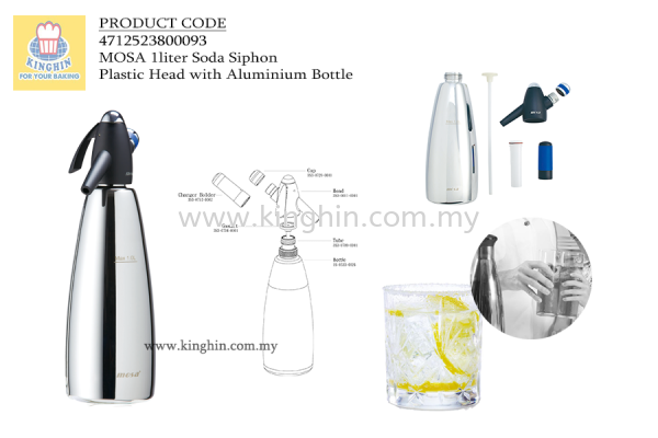 MOSA - Soda Siphon Others Melaka, Malaysia Supplier, Suppliers, Supply, Supplies | Kinghin Sdn Bhd