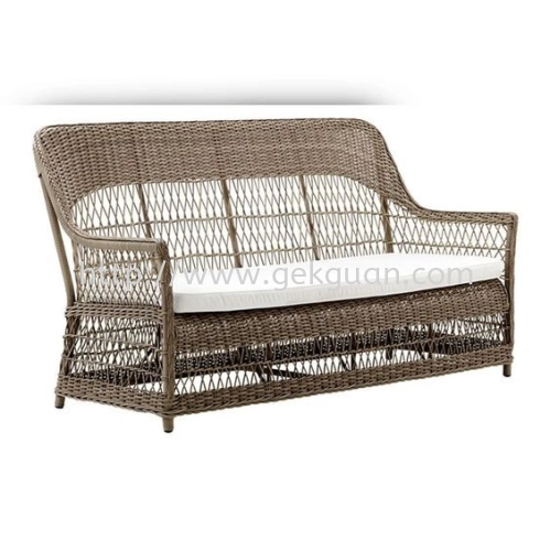 R3SC 008 - RATTAN 3 SEATER CHAIR 