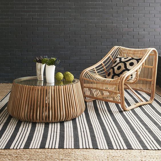 RLC 002 - RATTAN LOUNGE CHAIR